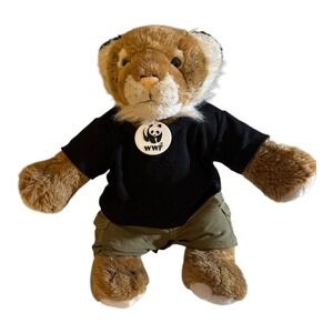 VTG Build A Bear WWF Bengal Tiger Plush 2001 Retired with Clothes 15" BABW